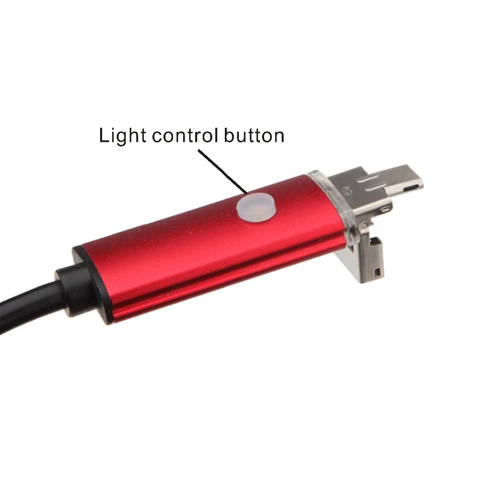 Usb эндоскопическая камера HD 2 м кабель IP67 водонепроницаемая 7 мм Micro Android OTG PC