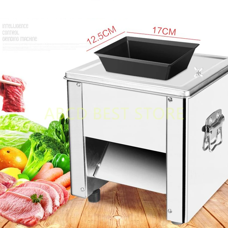 

18 Electric Meat Cutter Commercial Stainless Steel food Cutting Machine Multi-function Fully Automatic Cut Pork Meat Grinder