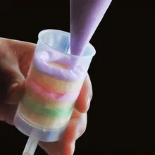 3 шт. Еда Пластик пуш-ап вакуумные контейнеры и крышки для торта, пуш-ап, кекс для вечеринки принадлежности практичные Инструменты для выпечки проста в использовании A65