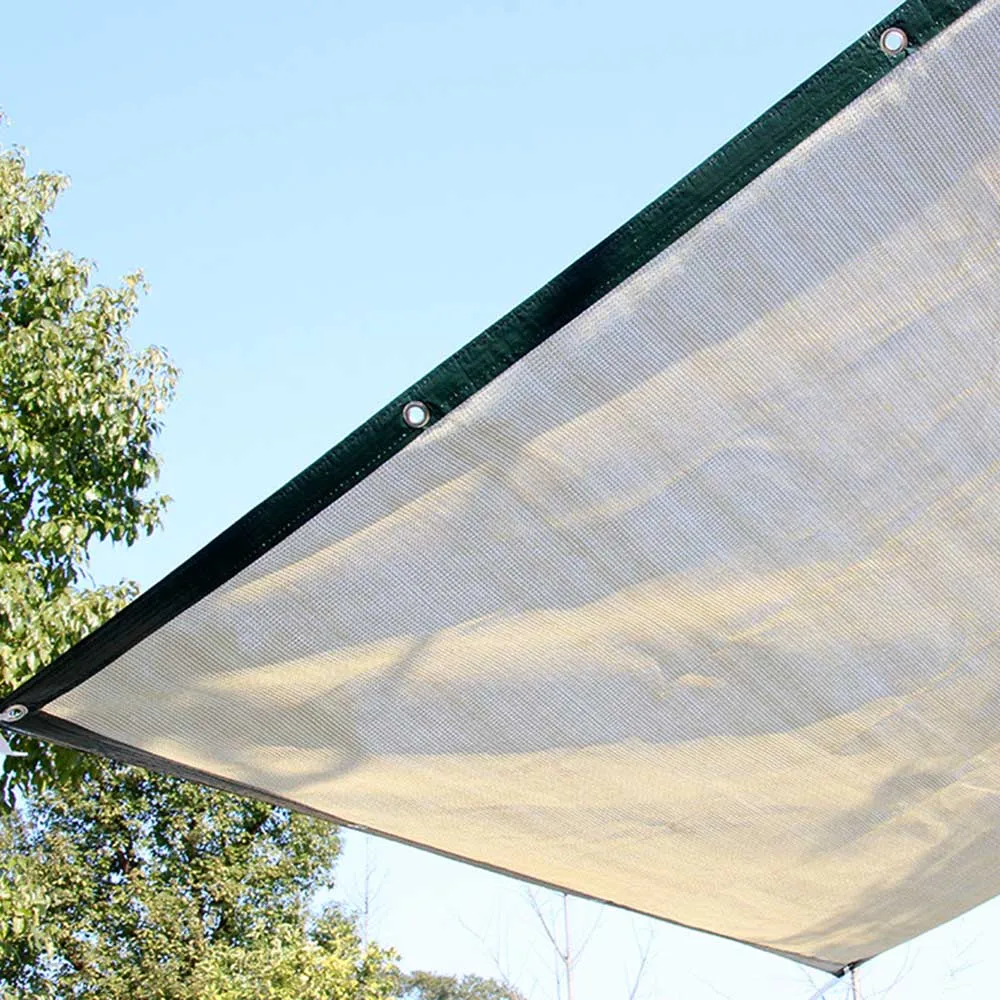 Outdoor Sun Shelter Net Garden Use 6 Needle Thickened Covered Sun Protection Net Car Roof Shade Cover Awning Outdoor Picnic Tent