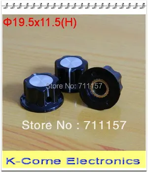 

Skirted Knobs A01 For Standard Pots Black D 19.5mm H 11.5mm Hole Diameter 6mm Bakelite knob For Shaft Rotary Pots Switch