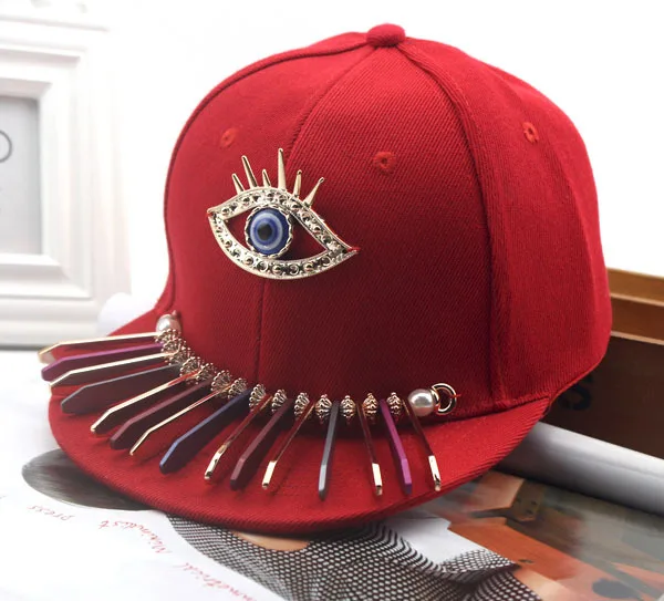 2018 Punk gran ojo Snapback hip hop Gorra de los niños de Gorra de béisbol niños niñas Negro Gorra de Baseball sombreros 50 a 54 cm 2018 Punk gran ojo Snapback hip hop Gorra de los niños de Gorra de béisbol niños niñas Negro Gorra de Baseball sombreros 50 a 54 cm