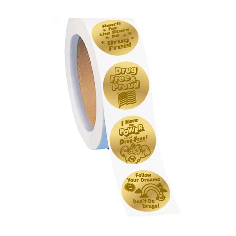 

customized strong adhesive clear stickers roll clear stickers with logo
