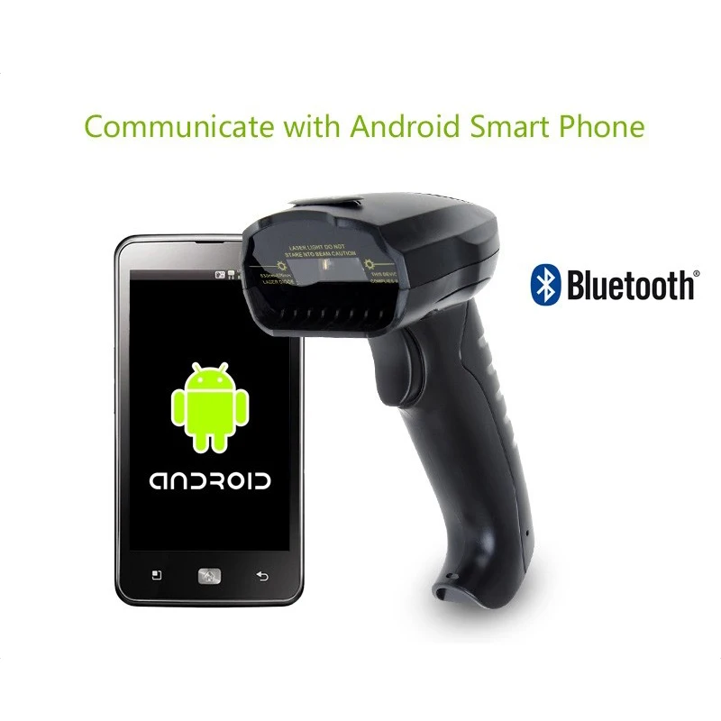 

EYOYO 8150BL Portable 1D Barcode Scanner Wireless Bluetooth 1D Bar Code Scanner Reader For IOS Android Windows Barcode Reader 1D