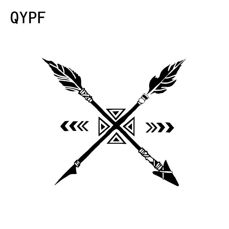 QYPF 15,8*14,1 см интересные стрельба из лука Спорт Фитнес стрелки Декор винил автомобиля Стикеры Extreme движение C16-1689