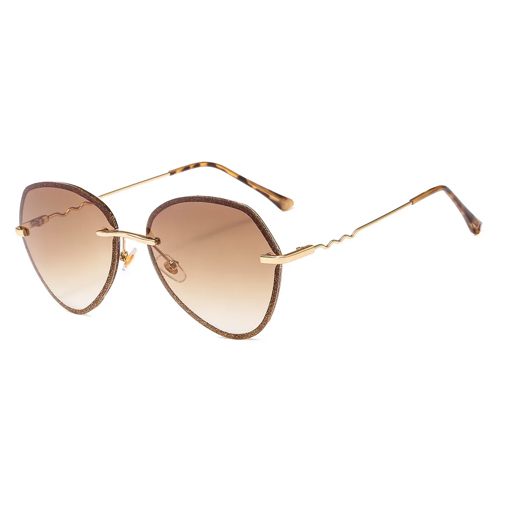 Очки солнцезащитные очки модные женские туфли Золотое металлическое обрамление солнцезащитные очки Винтаж розовые солнцезащитные очки женские роскошные Брендовая Дизайнерская обувь очки FML