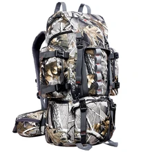 Luggage double-shoulder professional mountaineering bag Camouflage 60 L waterproof men backpack waterproof woman travel backpack
