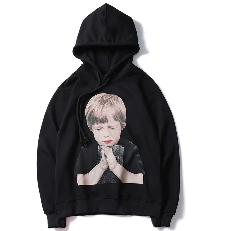 Men Hoodie Funny Print Children Acme De La Vie Jesus Hoodie Sweatshirt