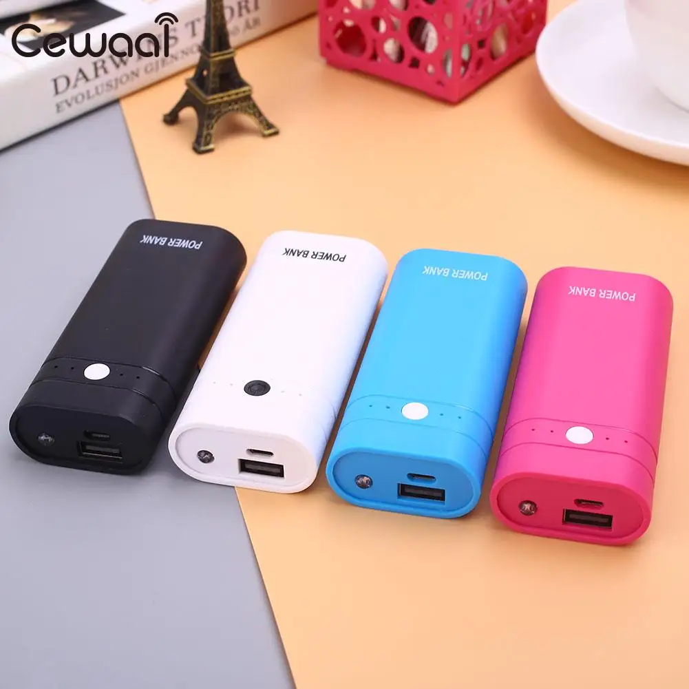 

Battery Charger External 2X 18650 Battery Detachable Power Bank Case Kit Travel 2A Power Supply Battery Holder Storage Box