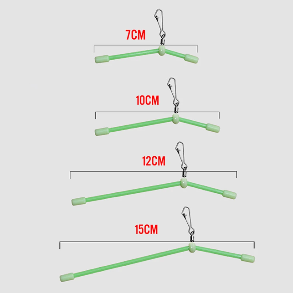 5 шт. светящийся поворотный крючок Приманка Разъем рыбная леска баланс для морской рыбалки