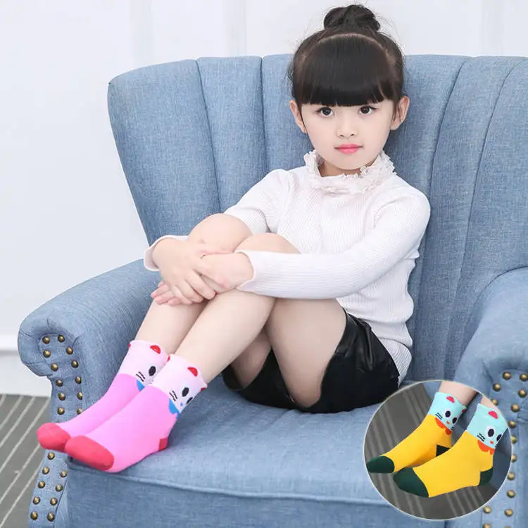 5 пар/лот, детские носки с героями мультфильмов От 1 до 11 лет для мальчиков и девочек, носки осенне-зимние детские носки дышащие хлопковые детские носки