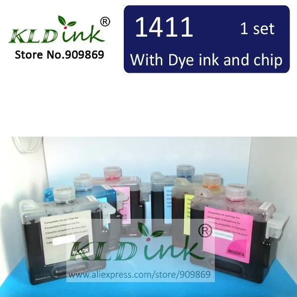 

X6PCS BCI-1411 BCI1411 Dye base Ink Cartridge for   W8400 W8200 W7200 Large Format Printer