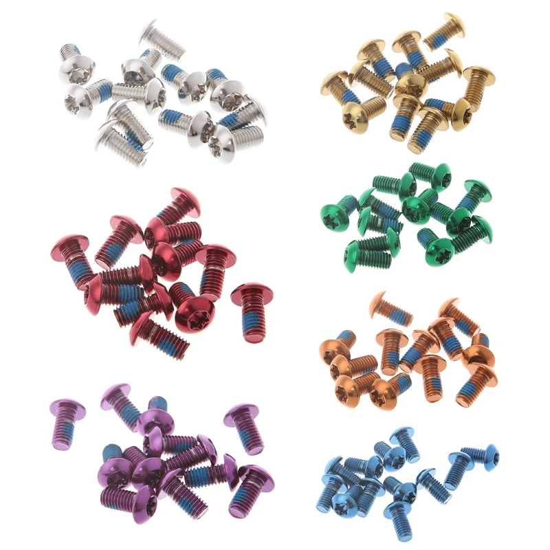 

12Pcs Bicycle Brake Disc Screws Alloy Steel Bolt Rotor Cycling For Mountain Bike
