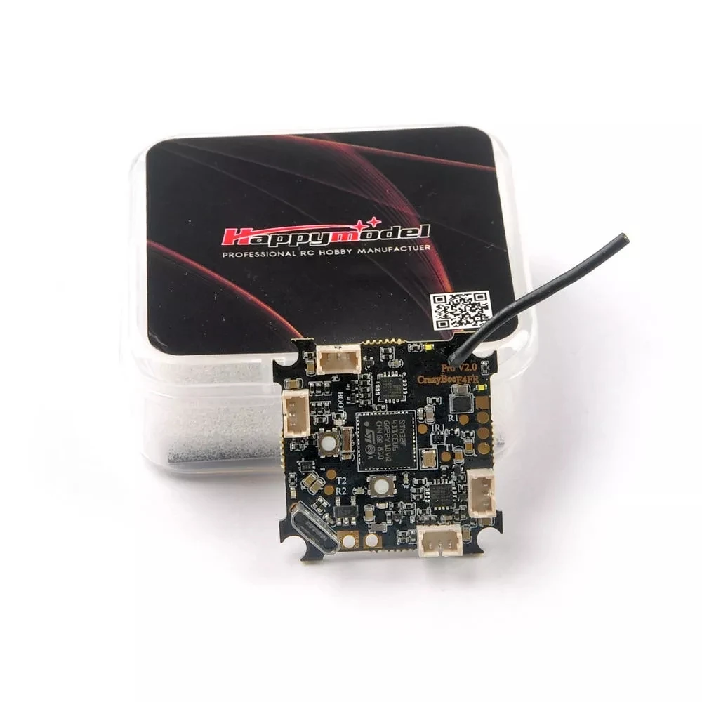 Happymodel Crazybee F4 Pro V2.0 Mobula7 HD Контроллер полета 1 3S w/ 5A ESC и совместимый ресивер Flysky/Frsky
