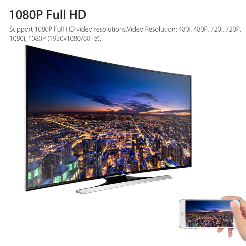 HDMI зеркальный смарт-кабель HD tv AV телефон к ТВ адаптер для iPhone/iPad/Android