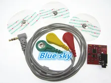 Бесплатная доставка! 1 компл. Мышцы сигнал датчик ЭМГ Датчик для arduino