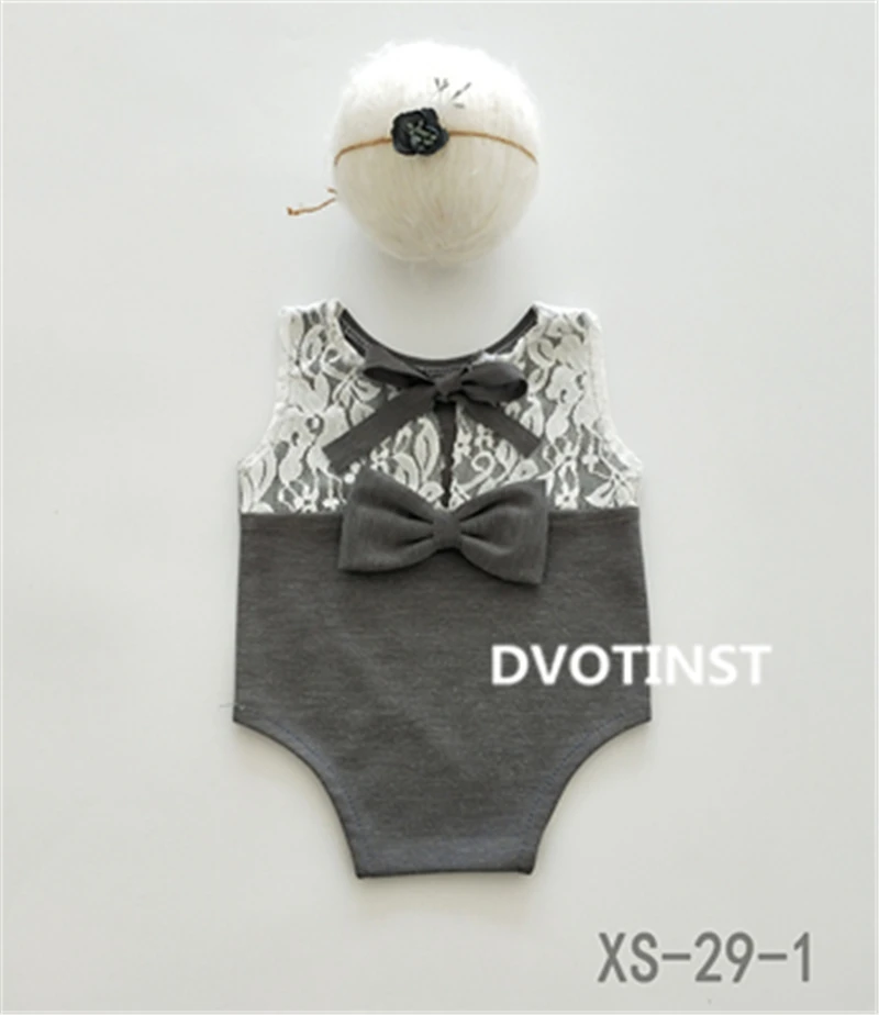 Dvotinst Newborn Fotografia Adereços Bonnet Rendas Outfits Calças Chapéu Bandana Roupas Acessórios Studio Shoot Foto Prop 16 High Quality Mamãe e Bebê