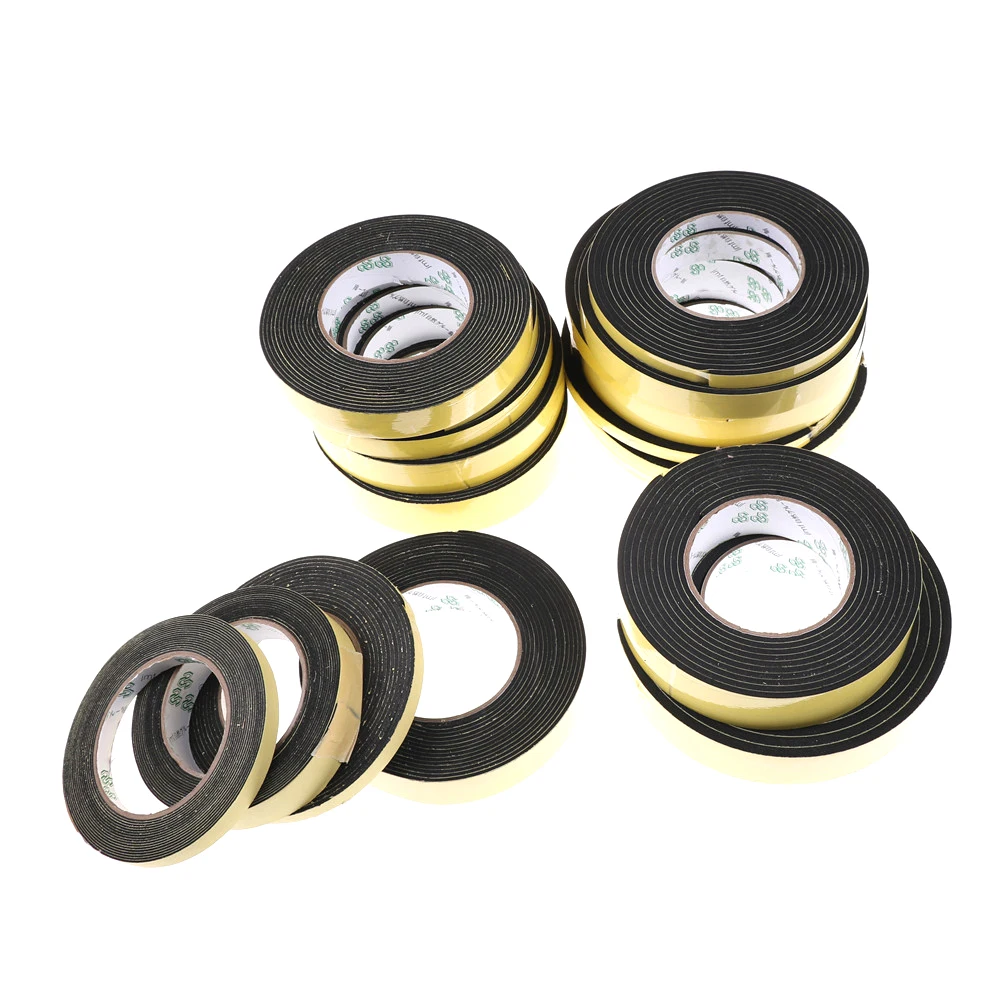 1Pcs Weather Stripping Sponge Foam Rubber Strip Tape Window Door Foam