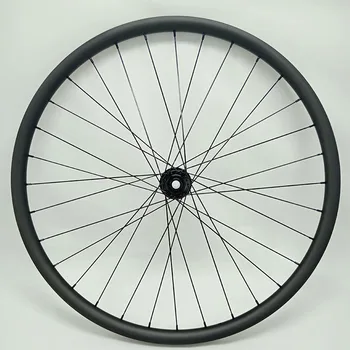 

29er 35mm width disc carbon mtb wheels Asymmetry front bike wheel bitex boost 110x15mm carbon wheels 740g bicycle wheel