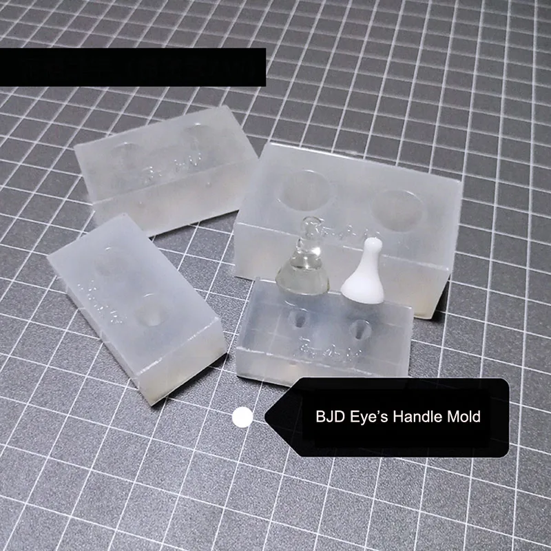 

1PCS DIY Eyes Material Accessories SD BJD Eye's Handle Mold Silicone Base
