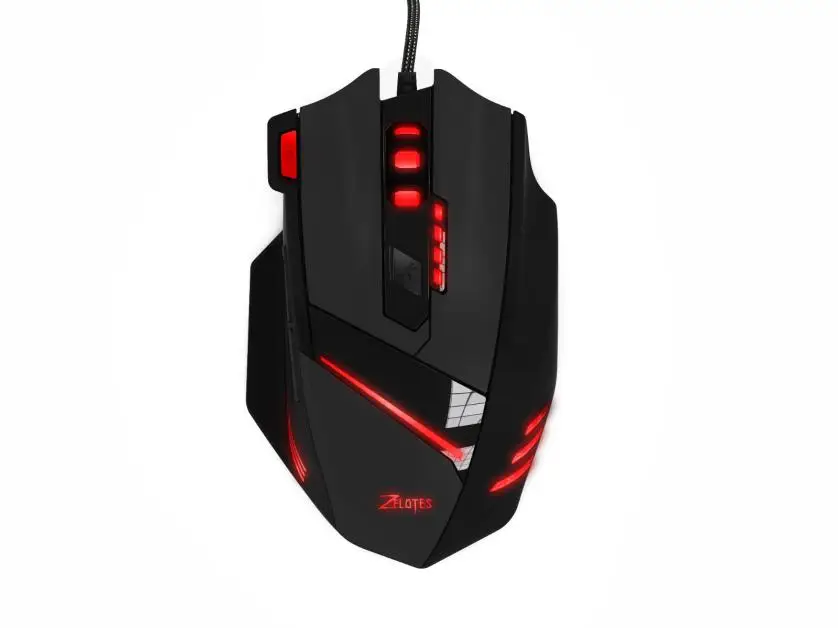 60 7200DPI Professional USB Wired Optical 7 Buttons Gaming Mouse T