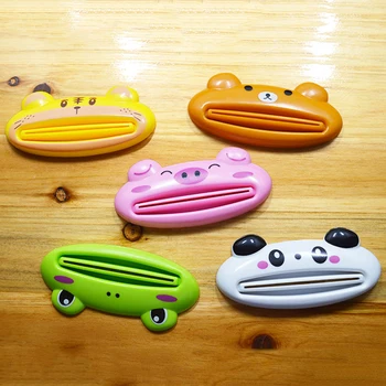 

Cute Animal Multifunction Toothpaste Squeezer Tube Squeezer Toothpaste Rolling Holder for Home Bathroom Color Random