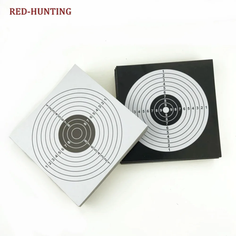 

1Pack include 100pcs Paper Gun Shooting Card Hunting Paintball Splatter Target Practise Accessories