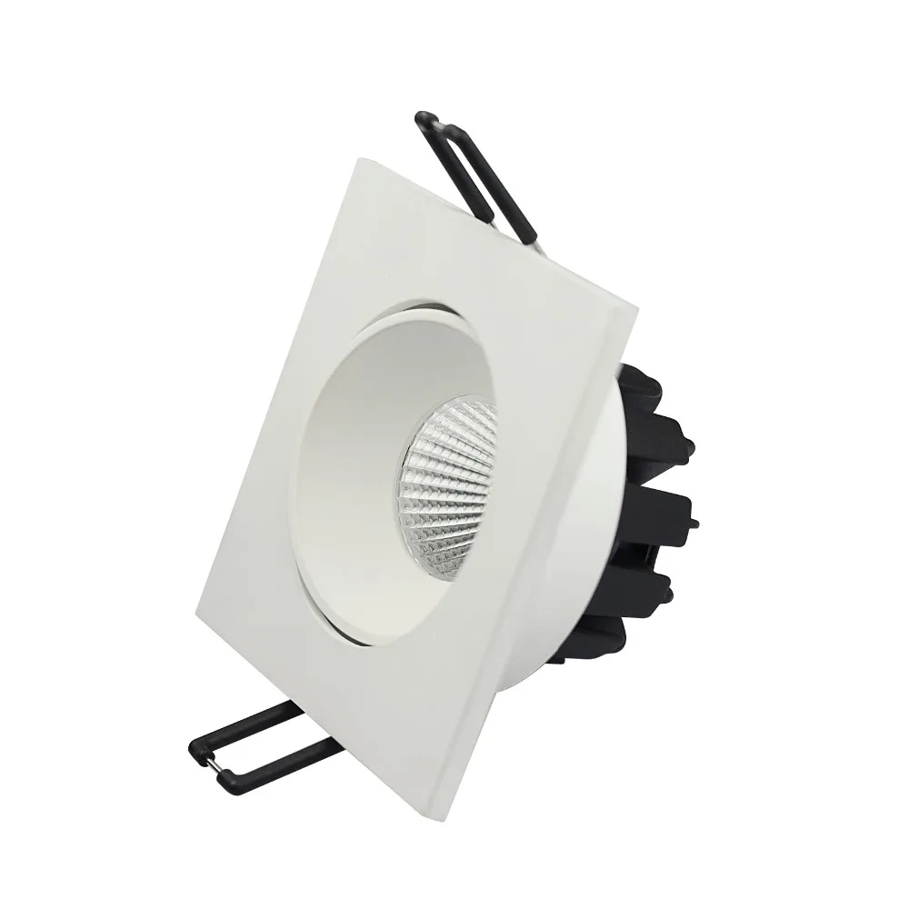 Бесплатная доставка Dimmbale 10 Вт 12 90RA 38 градусов Cutout72mm 100-240VAC 3000 K 4000 6000 COB