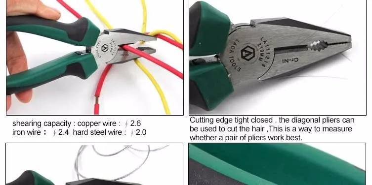 LAOA 6 дюймов/8 дюймов кусачки для проволоки промышленного класса кусачки профессиональные клещи плоскогубцы высокой твердости бытовые кусачки