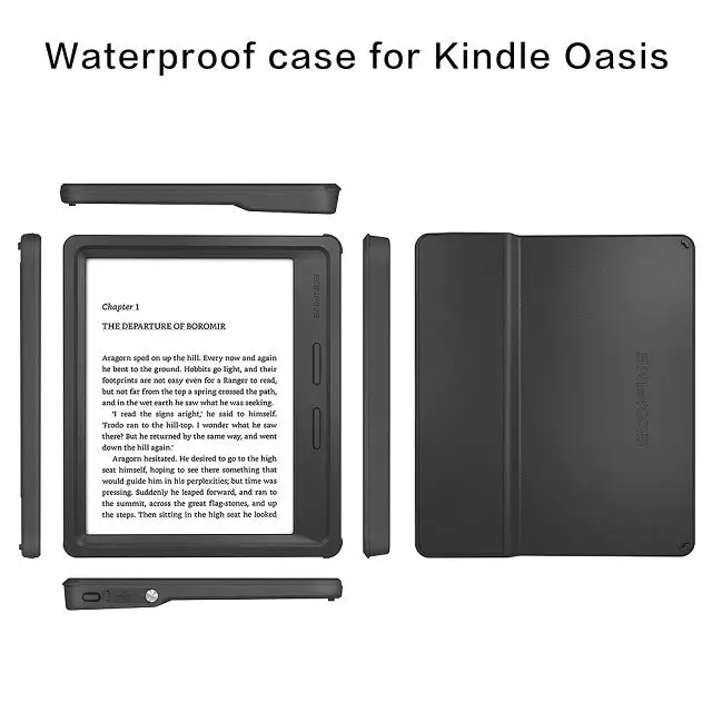 

IP67 Underwater Shockproof Anti-Frost Anti-Dust Soft Armor Tablet Shell Waterproof Case for Amazon Kindle Oasis