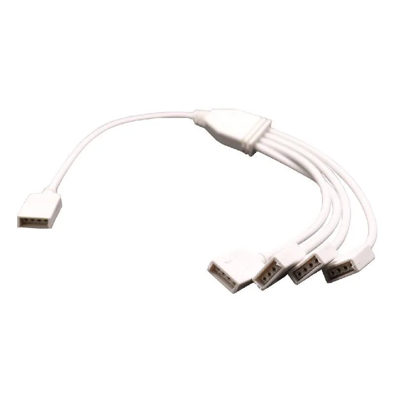Разветвитель RGB для светодиодных лент SMD3528 SMD5050 4 контактный разъем мама 1 2 3