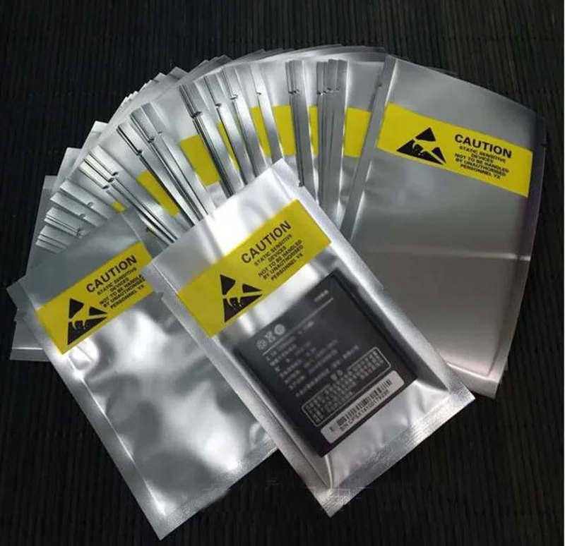 5000pcs/lot 11*6cm Electronic components batteries Anti static plastic