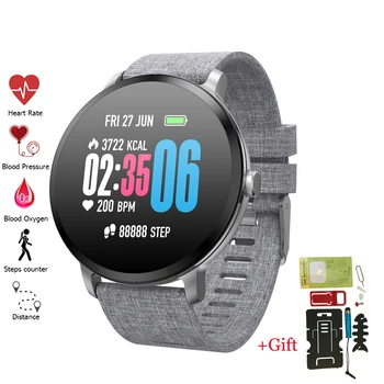 

2019 V11 Bluetooth Smart Watch Android IOS IP67 Waterproof Sports Fitness Tracker Watch Heart Rate Cali Road Monitor Smart Watch