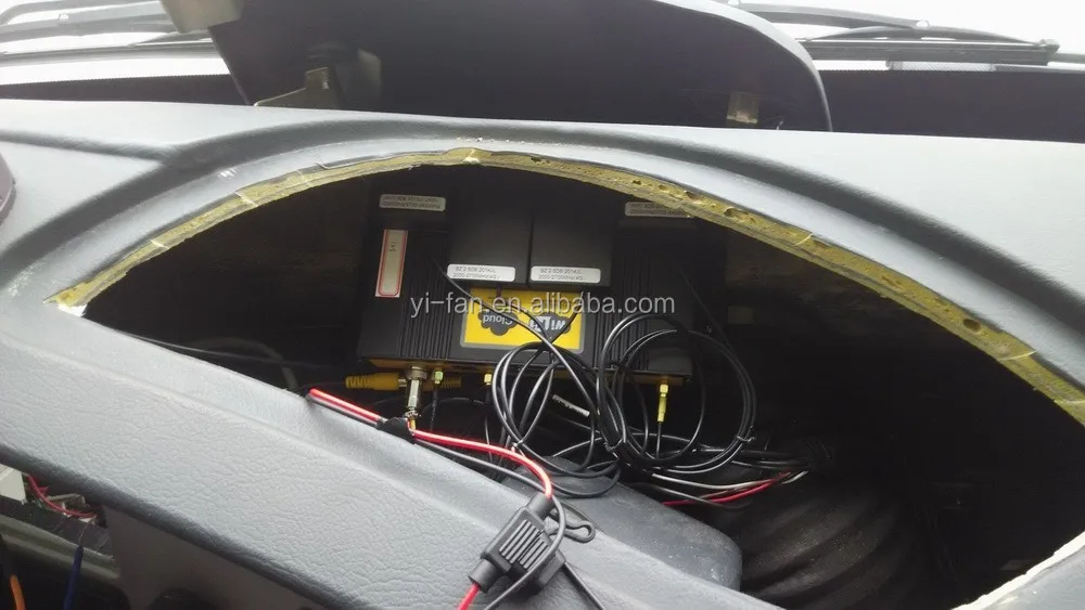 F3936-3836H installation picture in bus