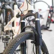 1 пара для велосипедной цепи протектор Велоспорт Горный велосипед Передняя вилка Защитный Pad гвардии Обёрточная бумага крышка набор Аксессуары для велосипеда