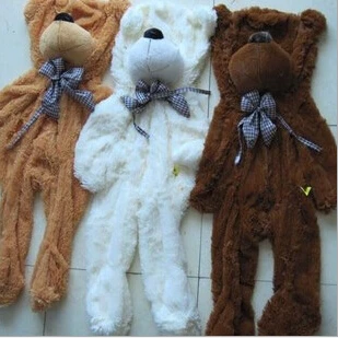 1pcs 100cm three colors big teddy bear skin coat plush toys stuffed toy baby birthday gifts Christmas