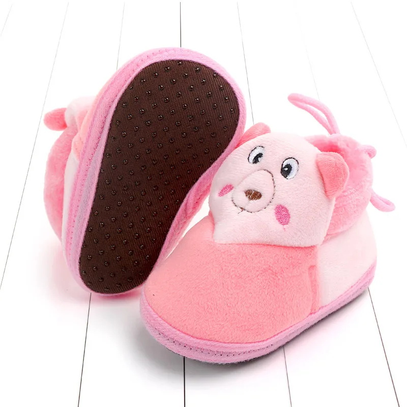Indoor First Walkers Baby Shoes Cotton Anti-slip Booties Winter Wammer Baby Girl Boy Shoes Newborn Slippers Footwear Booties (2)