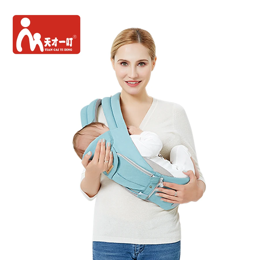 Multifunction Outdoor Kangaroo Baby Carrier with Hood Sling Backpack Infant Hipseat Adjustable Wrap