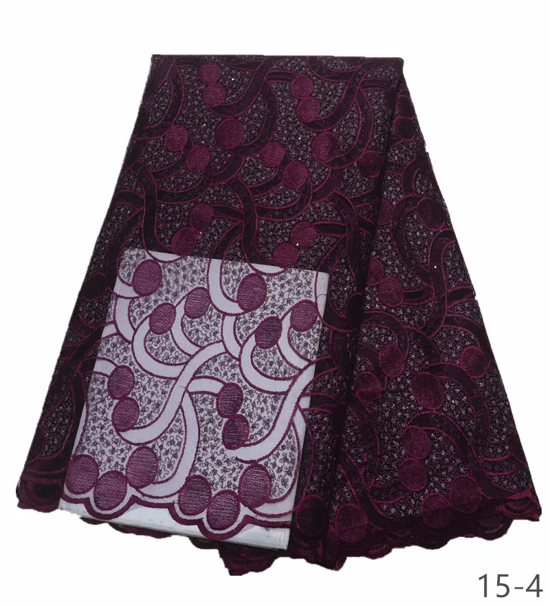 Африканская кружевная ткань вышитые французские кружева ткань высокого качества французский Тюль кружевная ткань для свадебного платья 15