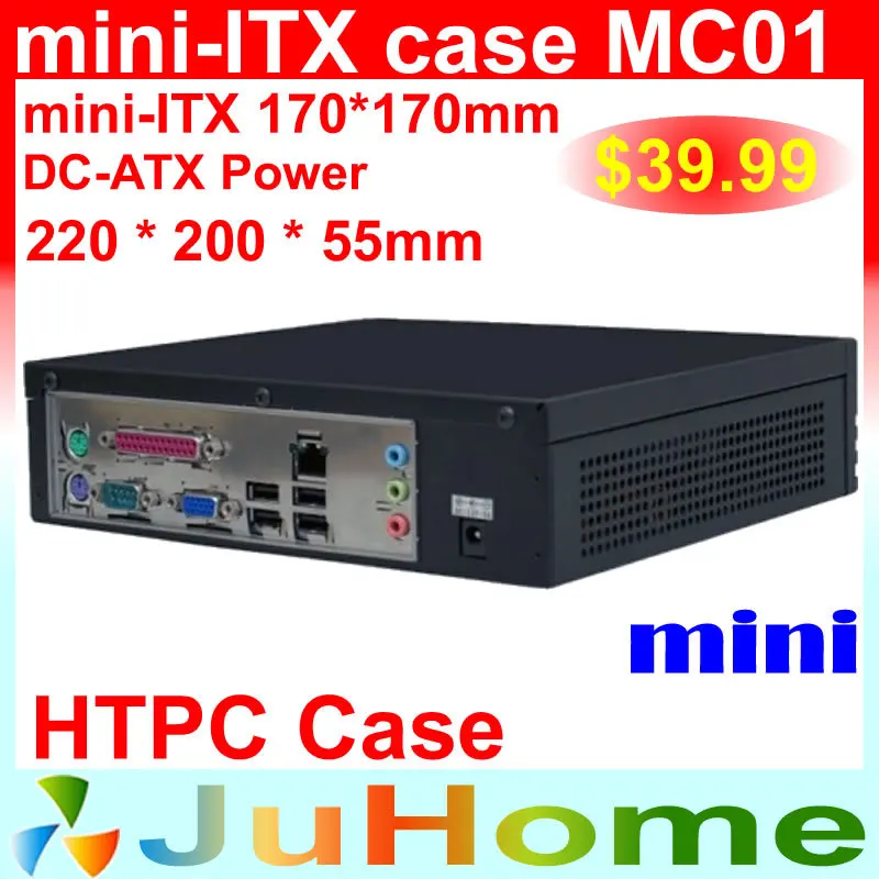 HTPC Mini-ITX чехол, 220*220*55 мм, ультратонкий, мини-чехол для домашнего кинотеатра, на автомобиль PC чехол, mini ITX чехол MC01