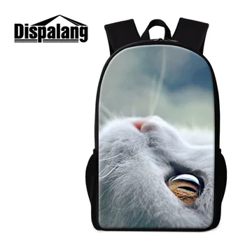 

Dispalang Children School Bags for Kids Schoolbags Cute Cat Animal Printing Backpack For Men Women Girl Boy School Backpack