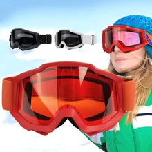 Лыжные очки Большой маска очки Анти-туман UV400 против царапин