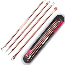 4 шт./компл. из нержавеющей стали Премиум для черных точек угри, прыщи инструмент для макияжа Набор/dhl 200 Наборы