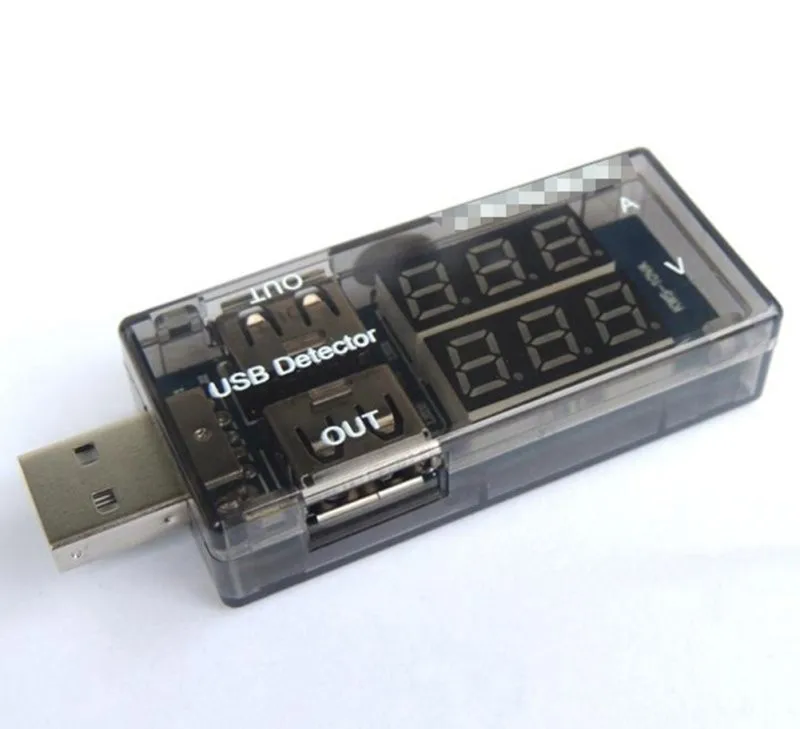 USB ток напряжение зарядный детектор мобильный ток питания и Вольтметр Амперметр Напряжение USB зарядное устройство Тестер двухрядные показывает