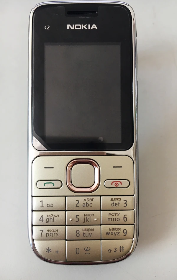 Nokia C2 C2-01 Refurbished GSM Mobile Phone Cellphones & Arabic Russian Hebrew Keyboard Original Unlocked iphone 12 refurbished Refurbished Phones