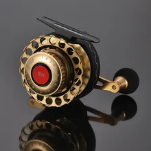 Металлический Рыболовная катушка 8 Подшипник прочный Алюминий сплав Материал Рыболовная катушка 3,6: 1 левой и правой руки с плота, для подледной рыбалки катушка