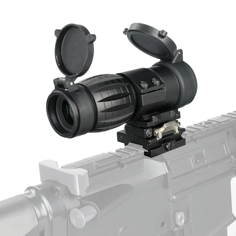

Holy warrior Aim-O telescope 301 ET Style 3X Magnifier Holographic Sight 3X Magnifier with Switch to Side Quick Detach