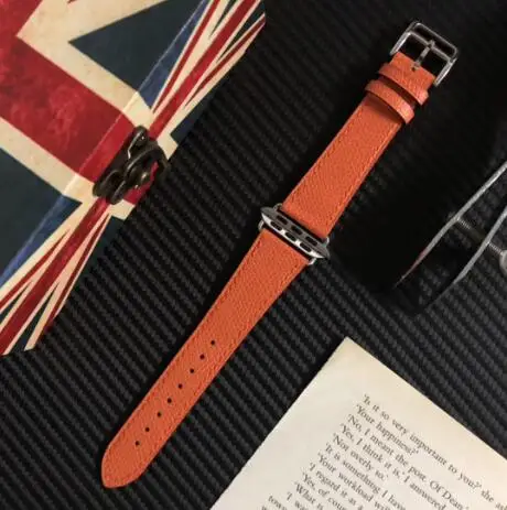 Ремешок кожаный для apple watch series 1 2 3 4 5 38 мм 42 40 44 мм|Ремешки часов| |