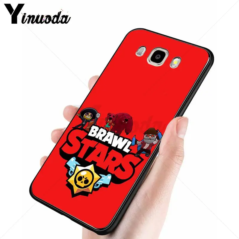 Jivoi Gallery Yinuoda Brawl Stars Smart Cover Black Soft Shell Phone Case For Samsung Galaxy J6plus J7 Prime J8 J2 Prime J4plus 2018 Funda - brawl star jvc