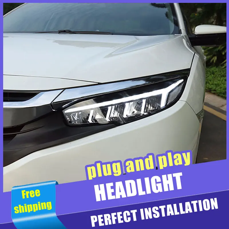 2 шт. автомобильный стиль светодиодный фары- для Honda civic для Civic фара Объектив двойной луч H7 HID Xenon bi xenon объектив